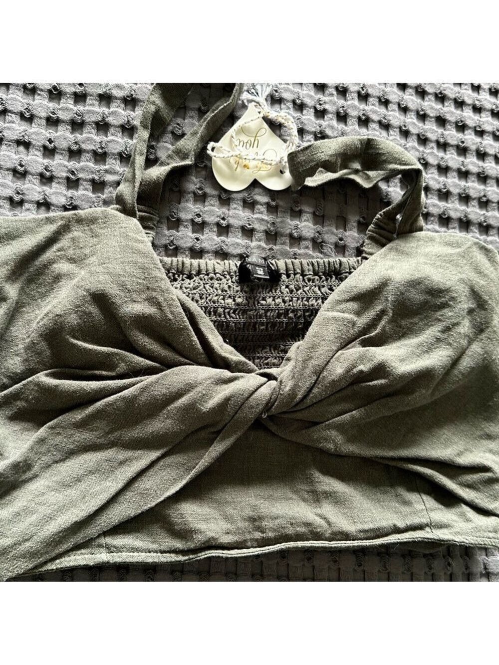 DYNAMITE crop/Bralette Linen Blend
US S - Picture 5 of 9